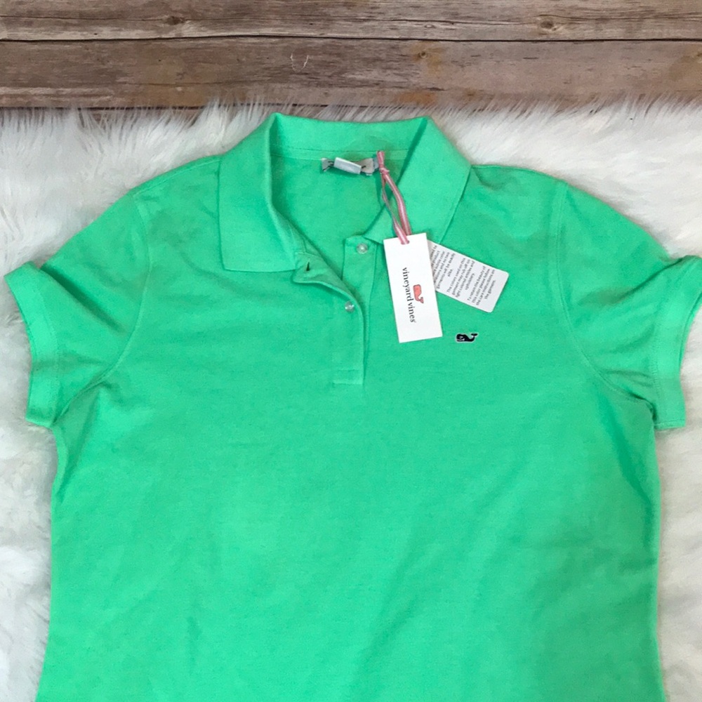 Vineyard Vines polo dress lime green